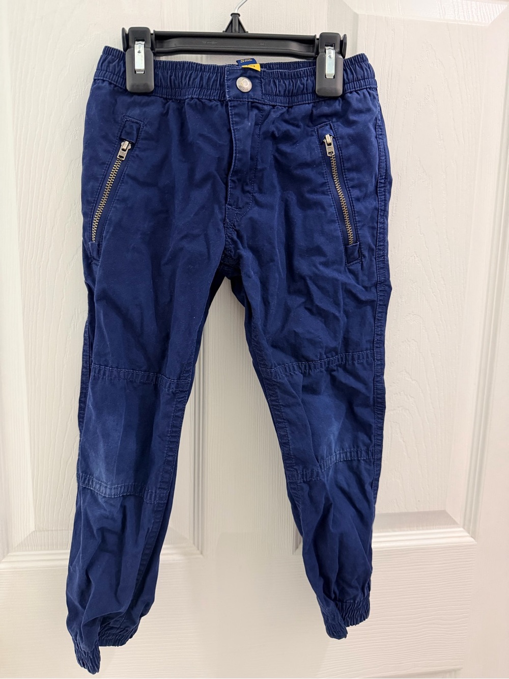 Polo Ralph Lauren Boys 4T Navy Cotton Poplin Jogger Pants Zip Pockets